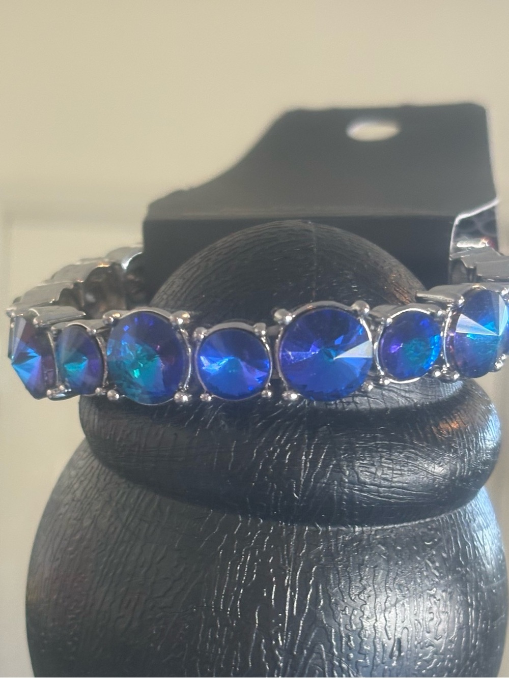 Blue Crystal Tennis Bracelet - Women Jewelry